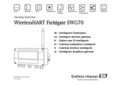 Endress+Hauser WirelessHART Fieldgate SWG70 Manual De Instrucciones