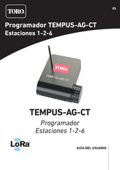 Toro TEMPUS-AG-CT Guia Del Usuario