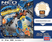 Mega Bloks Neo Shifters IV Sentai Tar 6333 Manual De Instrucciones