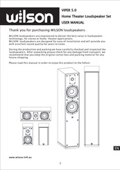 Wilson VIPER 5.0 Manual Del Usuario