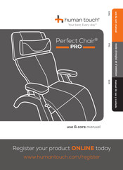 Human Touch Perfect Chair PRO Manual De Uso Y Cuidado