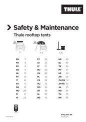 Thule 5562029001 Manual De Instrucciones