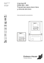 Endress+Hauser Liquisys M CCM223 Instrucciones De Funcionamiento