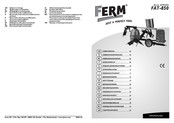 Ferm FAT-850 Manual De Instrucciones