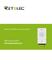 retelec REPVHI005SG03LP1EU Manual De Usuario