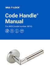 Mul-t-lock Code Handle 8816 Manual