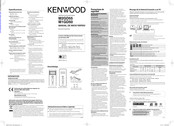 Kenwood M2GD55 Manual De Inicio Rápido