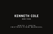 Kenneth Cole VD76 Manual De Instrucciones