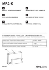 King gates MR2-K Características Técnicas