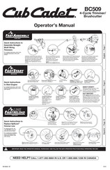 Cub Cadet BC509 Manual Del Operador