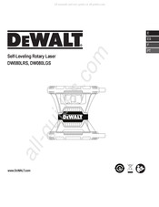 DeWalt DW080LGS Manual De Instrucciones