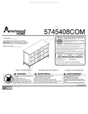 Ameriwood HOME 5745408COM Manual De Instrucciones