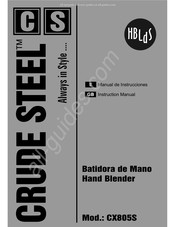 Crude Steel MC815S Manual De Instrucciones