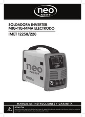 Neo Next IMET 12250/220 Manual De Instrucciones