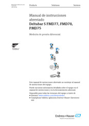 Endress+Hauser Deltabar S PMD75 Manual De Instrucciones