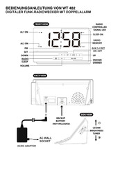 Technoline WT 482 Manual De Instrucciones