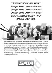 SATA SATAjet 3000 LAB HVLP Instrucciones De Servicio