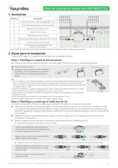 Hoymiles HMS-800-2T-LV Guía De Instalación Rápida