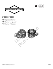 Briggs & Stratton 210000 Manual Del Operador