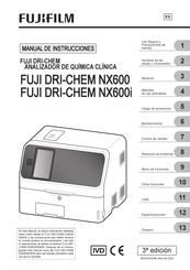 FujiFilm FUJI DRI-CHEM NX600 Manual De Instrucciones