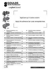 Xylem Goulds NSC2 Manual De Instalación
