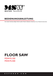 MSW MSW-FS-500 Manual De Instrucciones