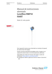 Endress+Hauser Levelflex FMP50 PROFIBUS PA Manual De Instrucciones Abreviado