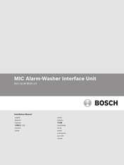 Bosch MIC-ALM-WAS-24 Manual De Instalación