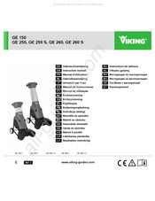 Viking GE 250 S Manual De Instrucciones