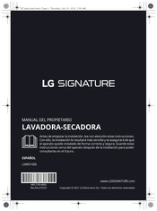 LG SIGNATURE LSWD100E Manual Del Propietário