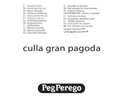 Peg-Perego culla gran pagoda Instrucciones De Uso