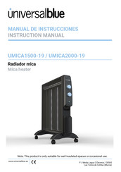 universalblue UMICA2000-19 Manual De Instrucciones