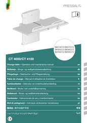 Pressalit CT 4000 R8574572 Instrucciones De Uso Y Mantenimiento