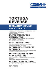 Costan TORTUGA REVERSE Instrucciones De Uso Para El Usuario