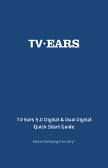 Voice Clarifying Circuitry TV Ears 5.0 Dual Digital Manual De Instrucciones