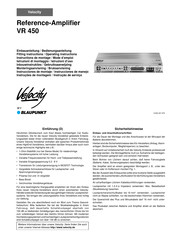 Blaupunkt Velocity VR 450 Manual De Instrucciones