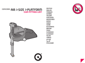 ISOFIX CONCORD AIR i-SIZE i-PLATFORM Manual De Instrucciones
