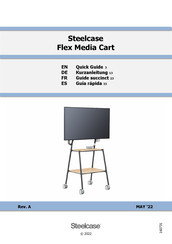 Steelcase Flex Media Cart Guía Rápida