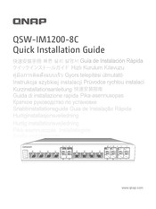 QNAP QSW-IM1200-8C Guía De Instalación Rápida
