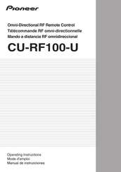 Pioneer CU-RF100-U Manual De Instrucciones