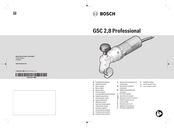 Bosch GSC 2.8 Professional Manual Original