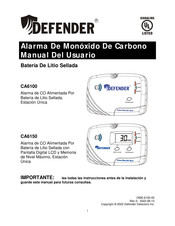 Defender CA6150 Manual Del Usuario