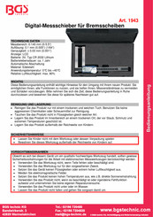 BGS technic 1943 Instrucciones De Uso