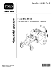 Toro Field Pro 6040 Manual Del Operador