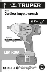 Truper LIMI-20A Manual De Instrucciones