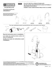 Delta BRODERICK 9190T-DST Instrucciones De Montaje