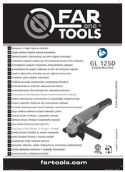 Far Tools GL 125D Traduccion Del Manual De Instrucciones Originale