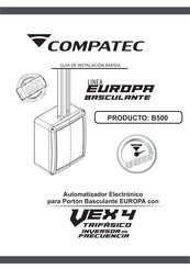 COMPATEC EUROPA BASCULANTE B500 Guía De Instalación Rápida