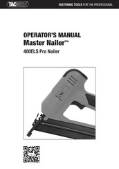 tacwise Master Nailer 400ELS Pro Manual Del Operador