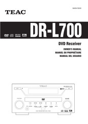 Teac DR-L700 Manual Del Usuario